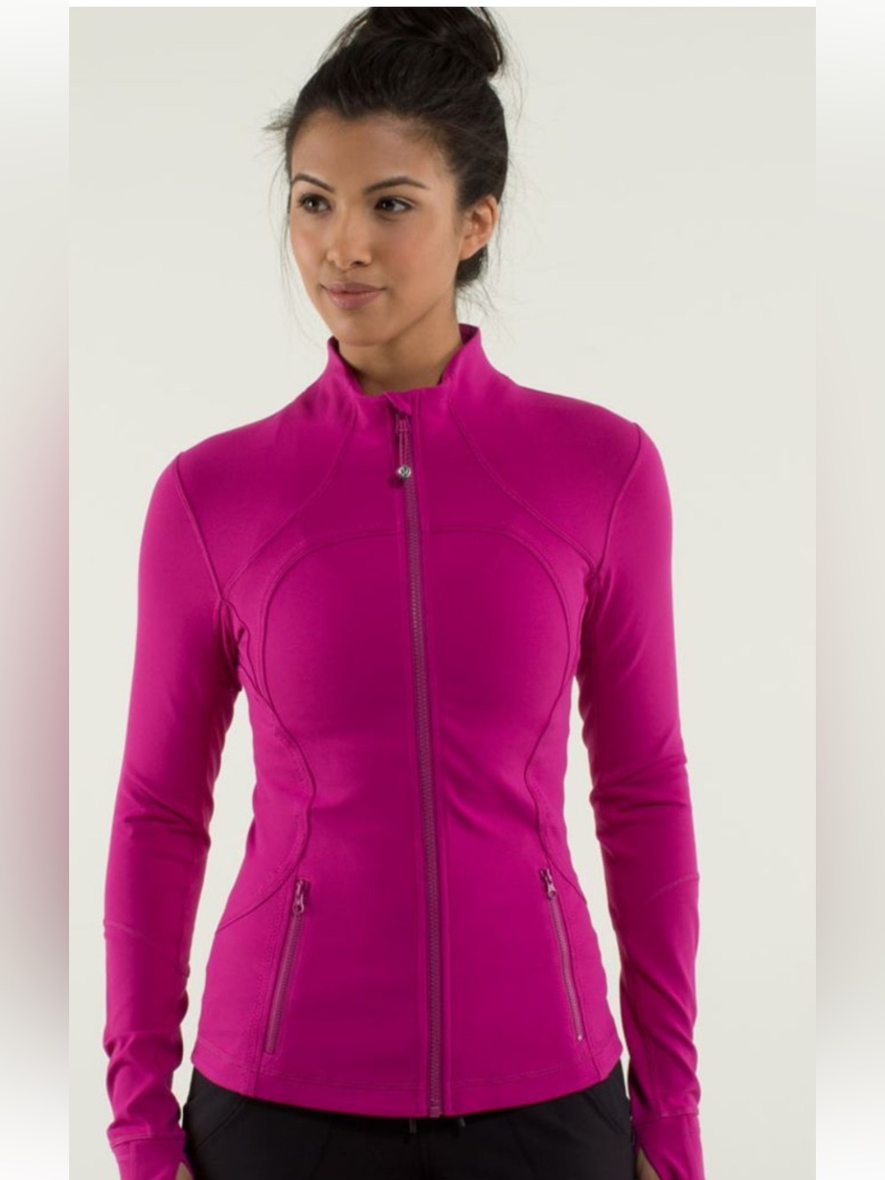 lululemon Lion Define athletica Active Jacket in Berry Rumble, Raspberry